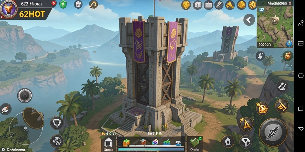 Gameplay seru Tower Defense dengan strategi menempatkan menara.