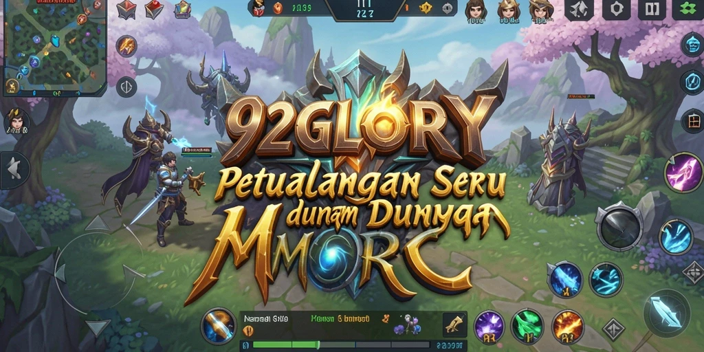Gameplay menarik dalam dunia epik 92GLORY dengan pertempuran seru.