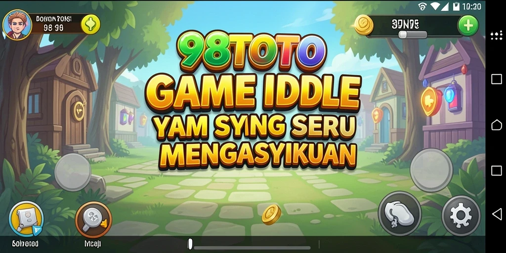 Tampilan gameplay Idle yang seru dan penuh warna di 98TOTO.