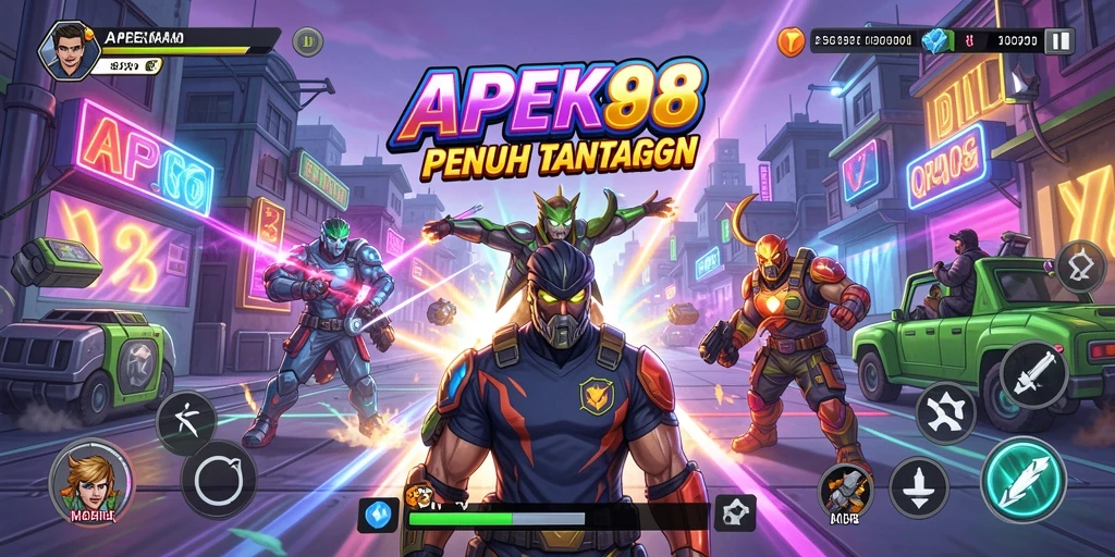 Menampilkan gameplay seru dan menarik dari APEK88.