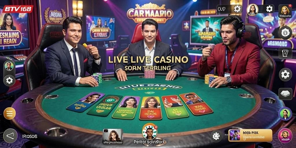 Tampilan gameplay yang mendebarkan di BTV168 Live Casino.