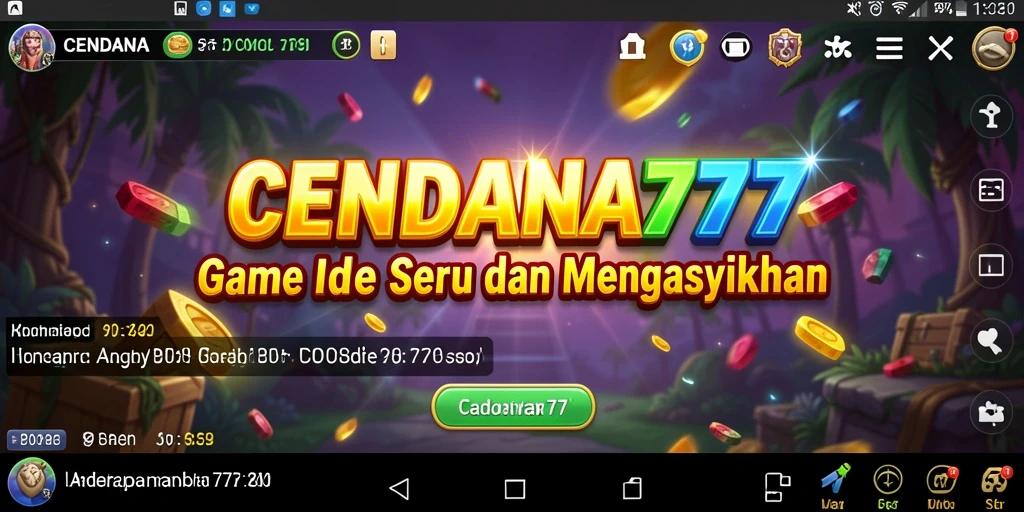 Tangkapan layar gameplay CENDANA777 yang menunjukkan keseruan dalam mengumpulkan sumber daya.