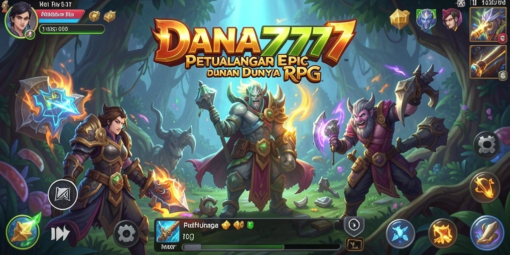 Tampilan gameplay menawan dari DANA777 dengan karakter dan monster yang menakjubkan.