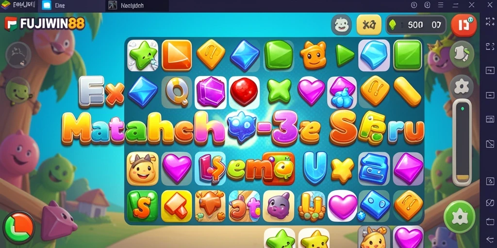 Screenshot menunjukkan gameplay seru dan penuh warna dari FUJIWIN88.