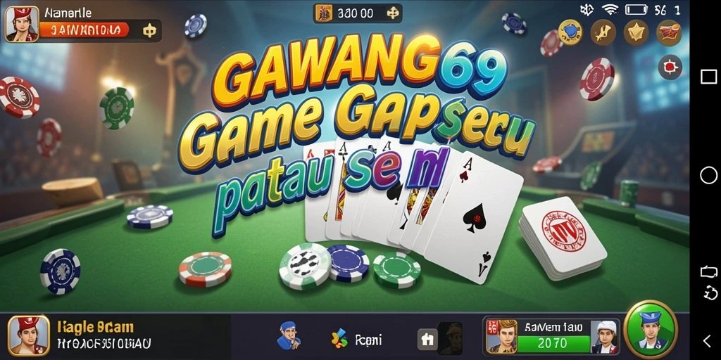 Screenshot gameplay Gaple yang seru dan penuh strategi.