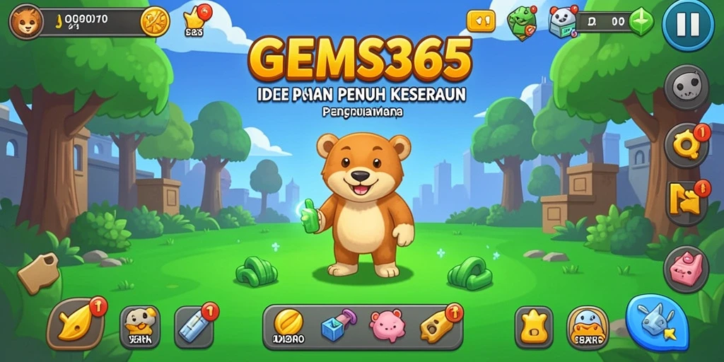 Tampilan gameplay <strong>GEMS365</strong> yang menawan dan menarik di layar.