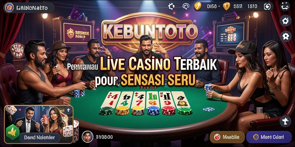 Screenshot gameplay KEBUNTOTO yang menarik dan interaktif dalam suasana Live Casino.