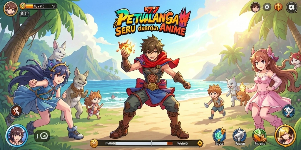 Tampilan menarik dari gameplay <strong>KG778</strong> dengan karakter Anime ikonik.