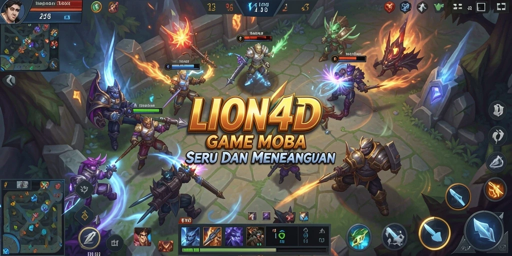 Tampilan menegangkan dari pertandingan seru di LION4D.