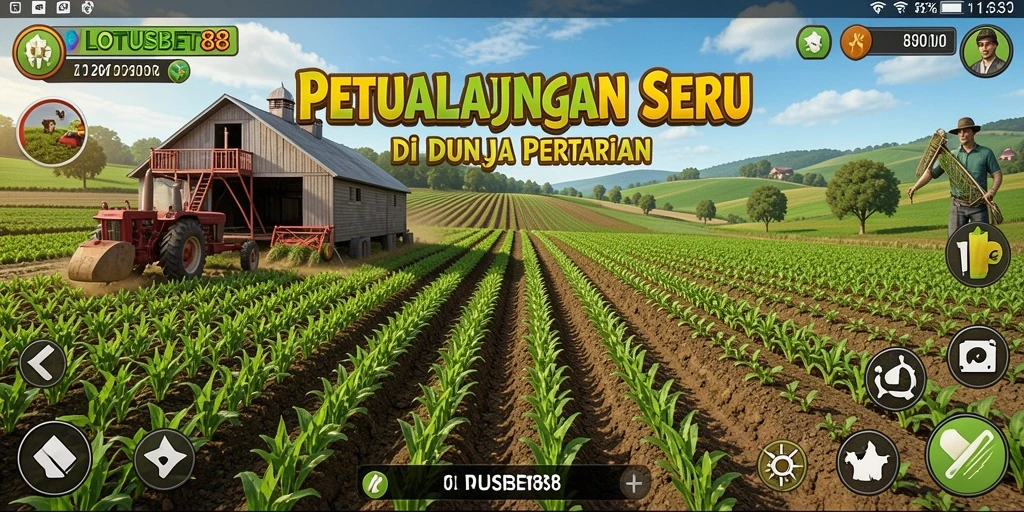 Tampilan gameplay LOTUSBET88 yang penuh warna dan interaktif.