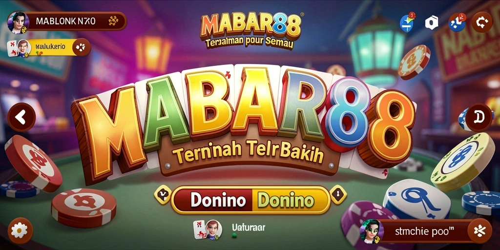 Tampilan menarik dari permainan Domino di MABAR88.