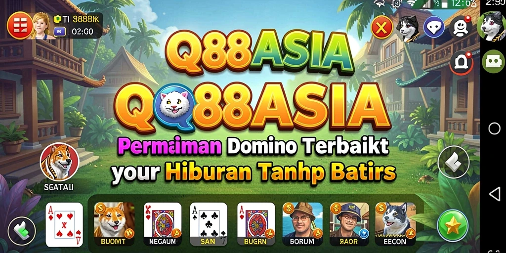 Tampilan permainan Domino di QQ88ASIA yang menarik dan interaktif.