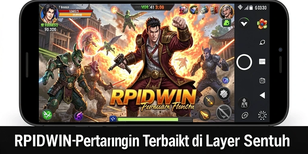 Tampilan screenshot RPIDWIN menampilkan aksi pertarungan seru dan grafis yang memukau.