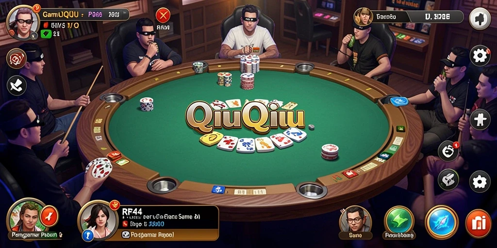 Screenshot gameplay seru dari RR44 QiuQiu.