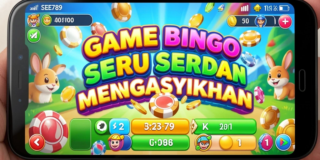 Tampilan layar utama <strong>SEE789</strong> yang menarik dengan gameplay Bingo.