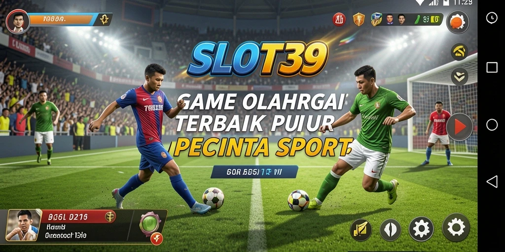 Tampilan menarik dari gameplay olahraga di SLOT39.