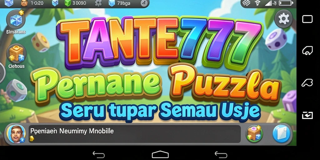 Tampilan screenshot menunjukkan gameplay puzzle yang menarik dan menantang.
