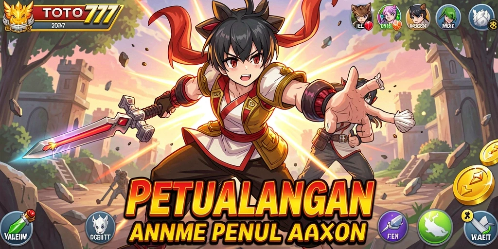 Screenshot menunjukkan karakter-karakter anime dalam aksi menarik di TOTO777.