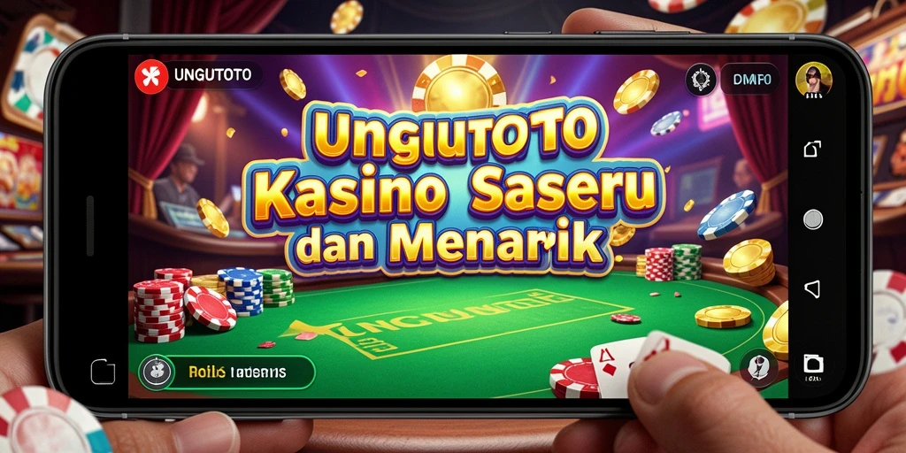 Gameplay seru UNGUTOTO dengan berbagai pilihan permainan Kasino.