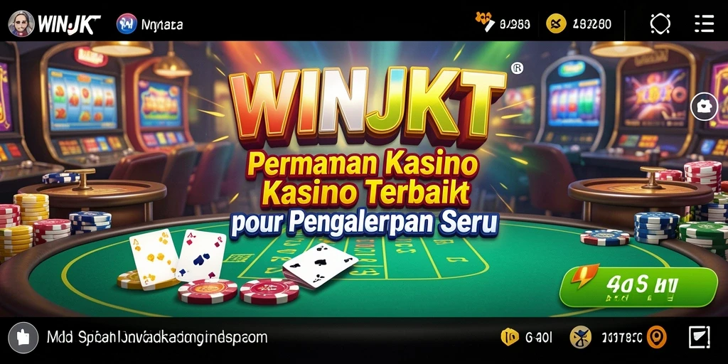 Tampilan gameplay seru di WINJKT dengan berbagai pilihan permainan Kasino.