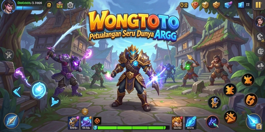 Gameplay seru WONGTOTO dalam aksi pertempuran ARPG.